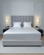 Donja plahta s gumom 160x200 cm – Saten 250TC - Slika 2