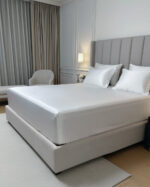 Donja plahta s gumom 180x200 cm – Saten 250TC - Slika 2