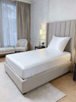 Donja plahta s gumom 90x200 cm – Saten 250TC - Slika 2